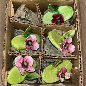 Floral Bone China place settings.